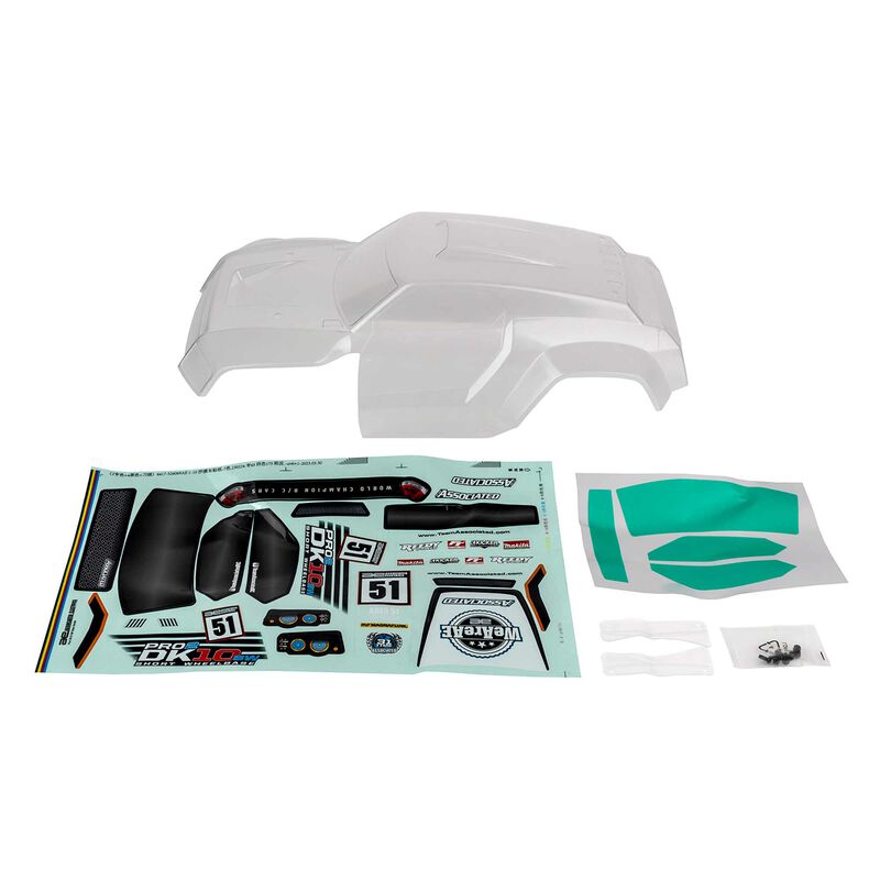 Pro2 DK10SW Desert Buggy Body, Clear