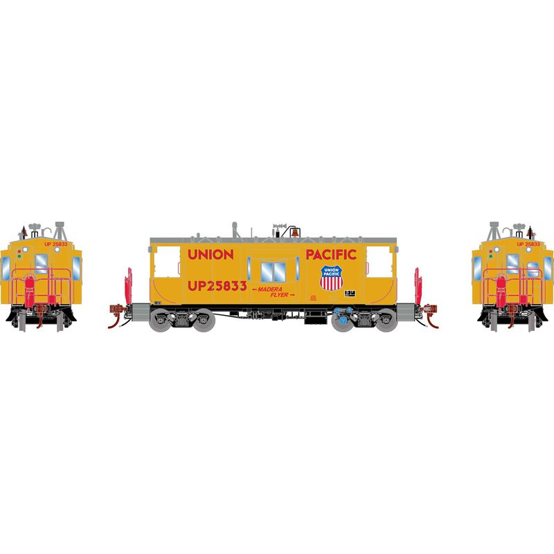 N ICC CA-11a Caboose, UP 'Madera Flyer' #25833