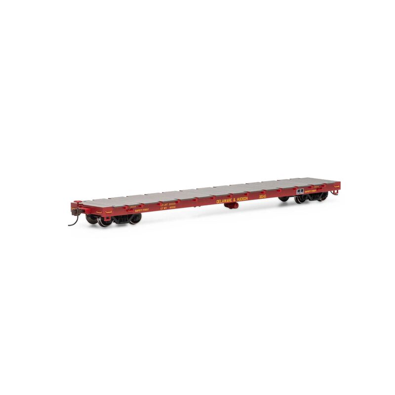 HO RTR 60' Flat, D&H #16141