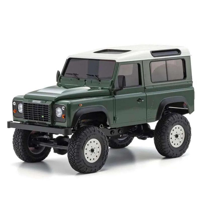 1/28 Land Rover Defender 90 Mini-Z 4x4 Crawler RTR, Coniston Green
