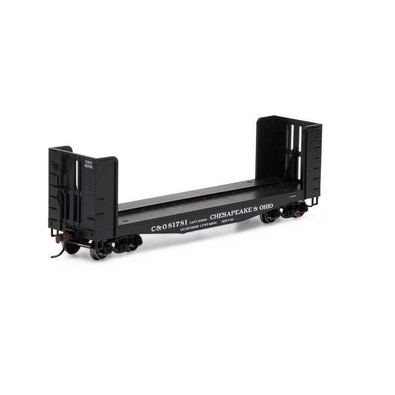 HO 40' Pulpwood Flat, C&O #81781