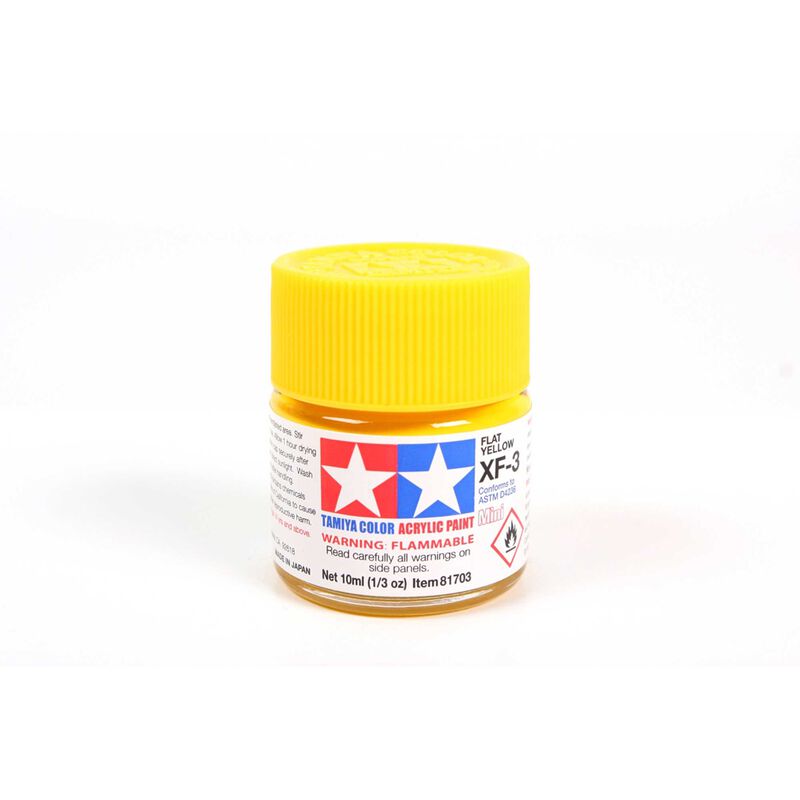 Acrylic Mini XF3, Flat Yellow