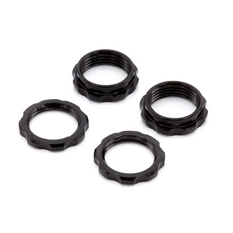 S8E Machined Spring Collars - Black