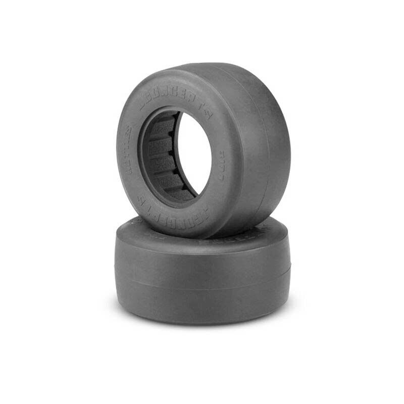 1/10 Hotties 2.2” Rear Drag Racing Tires and Inserts, Gold Compound (2)