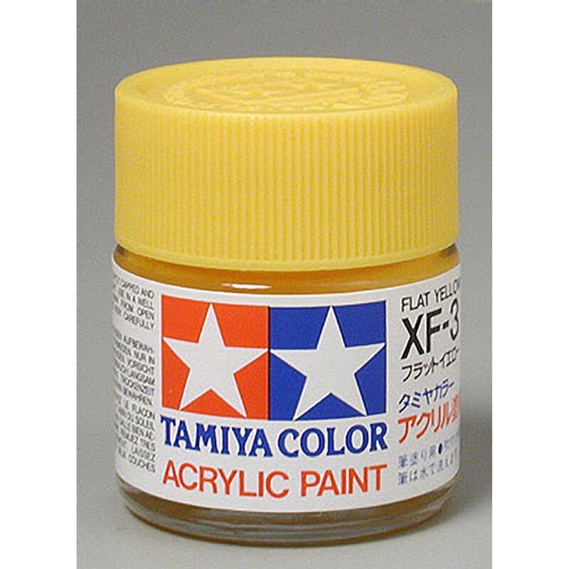 Acrylic XF3 Flat, Yellow