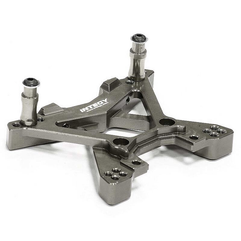 Front Shock Tower, Grey: Traxxas Stampede, Slash 4x4