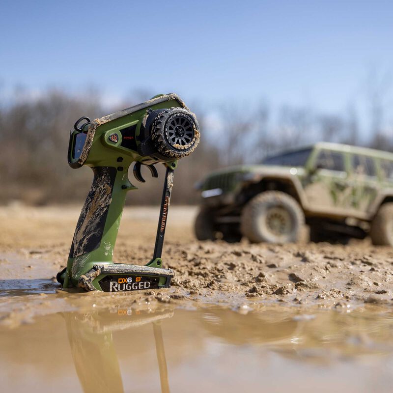 DX6 Rugged 6-Channel DSMR Transmitter Only, Green