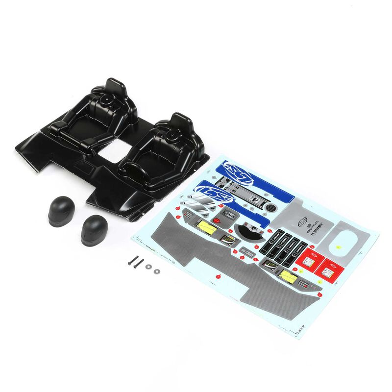 Interior Set with Helmets, Clear: SBR 2.0