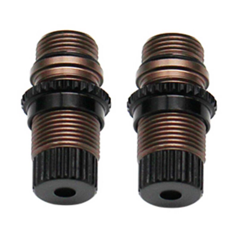 Rear Aluminum Threaded Shock Body Set, 1/24 Losi Micro-B