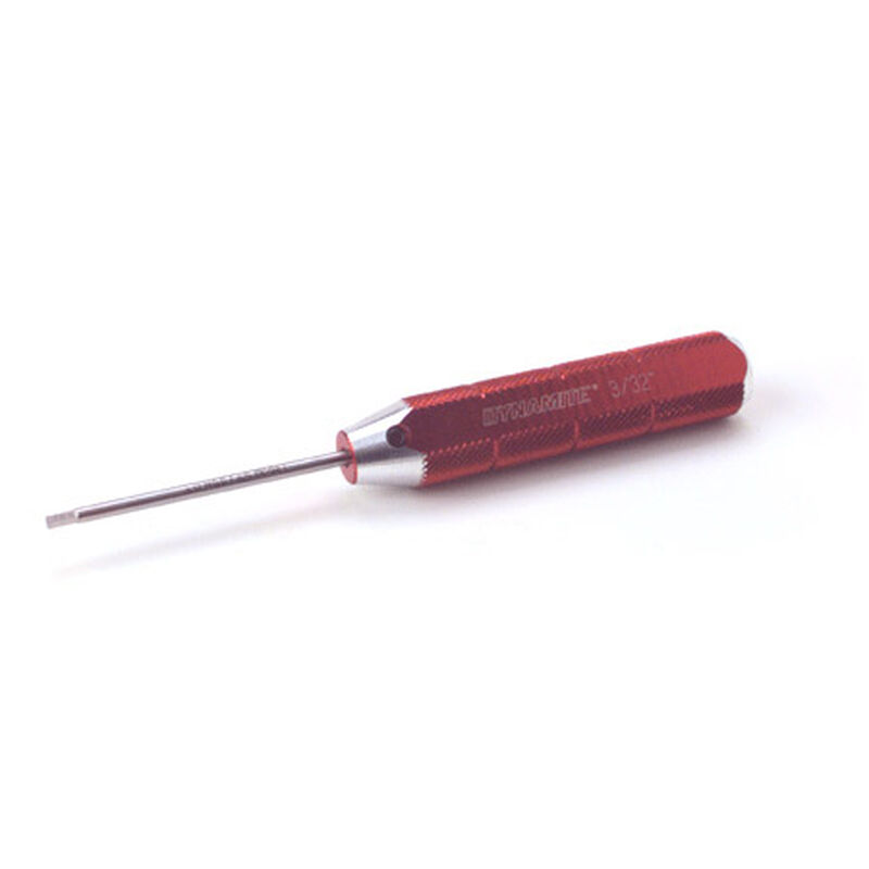 Machined Hex Driver, Red: 3/32"