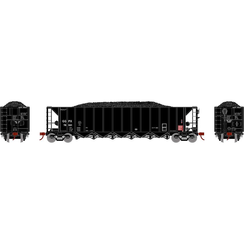 HO RTR 5-Bay Rapid Discharge Hopper, GGPX #78021