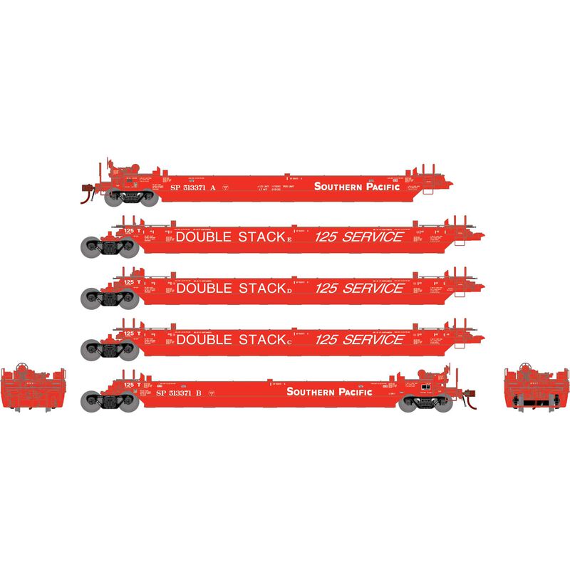 HO Gunderson Maxi-Stack II Well Cars, SP #513371 (5)