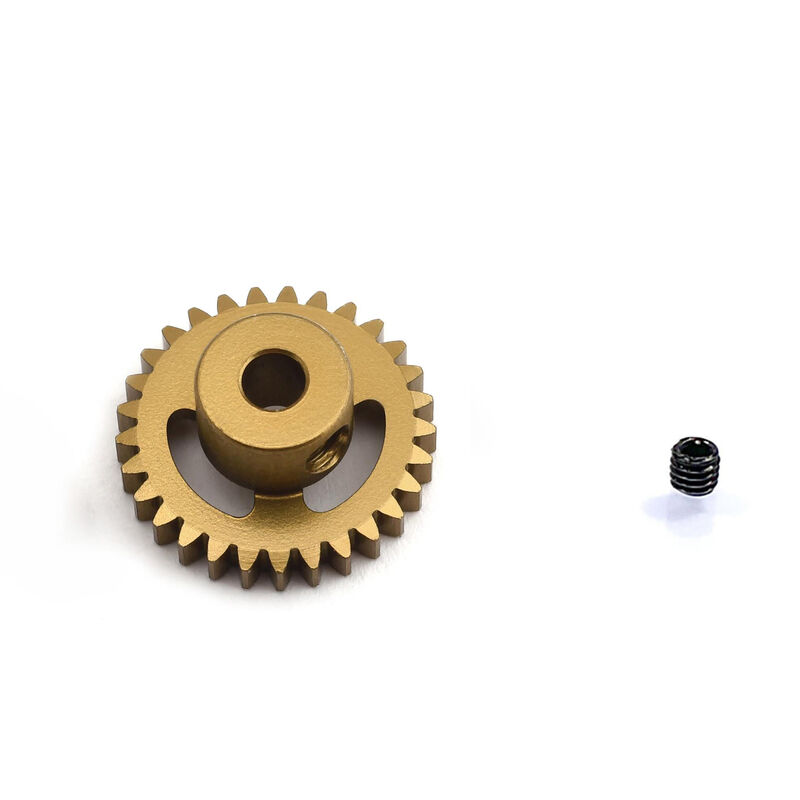 48P Ultra Lightweight Aluminum Pinion Gear, Thin Cut: 34T
