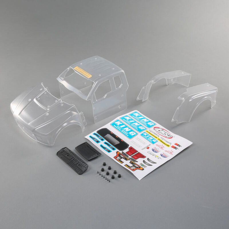 1/10 Clear Body, Ford Raptor Set: Baja Rey