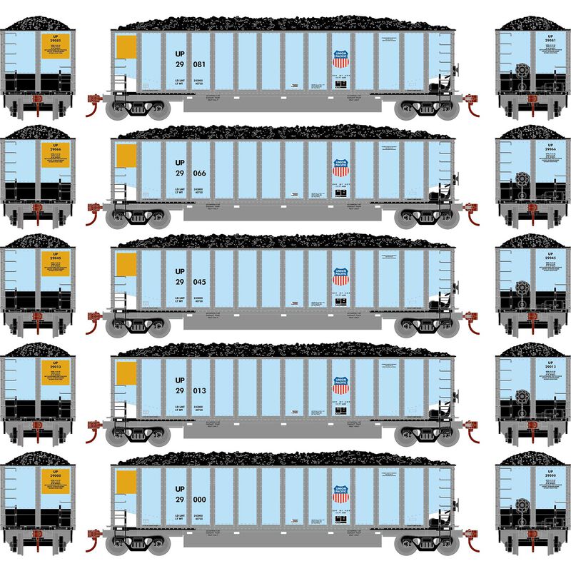 HO Bethgon Coalporter with Load, UP #1 (5)