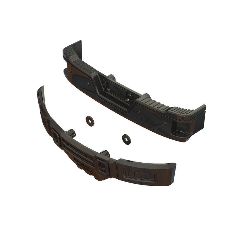 Bumper Set, Black Chrome