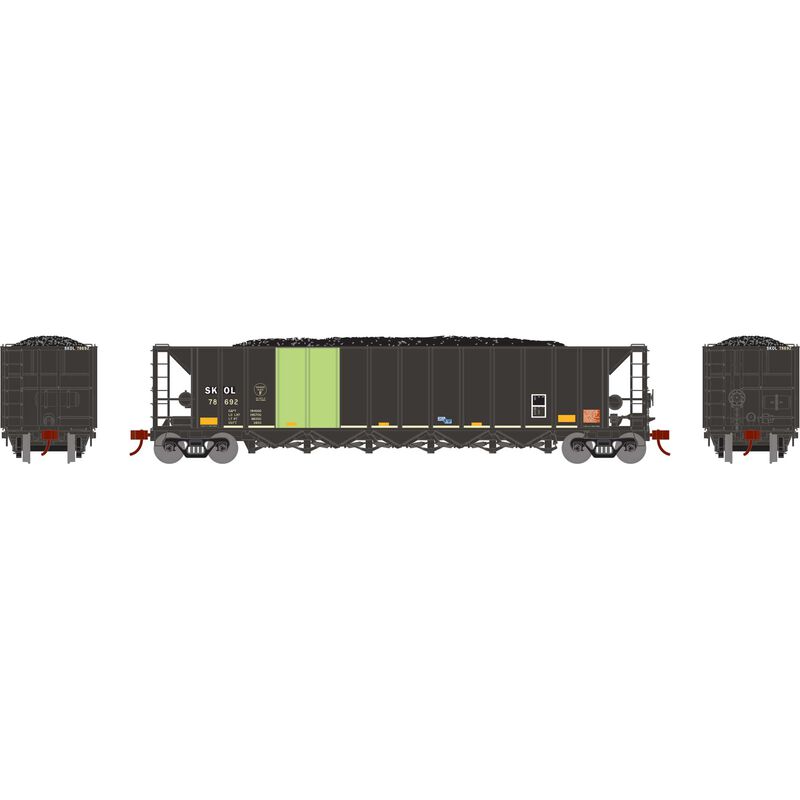 HO Ortner 5-Bay Rapid Discharge Hopper, SKOL #78962