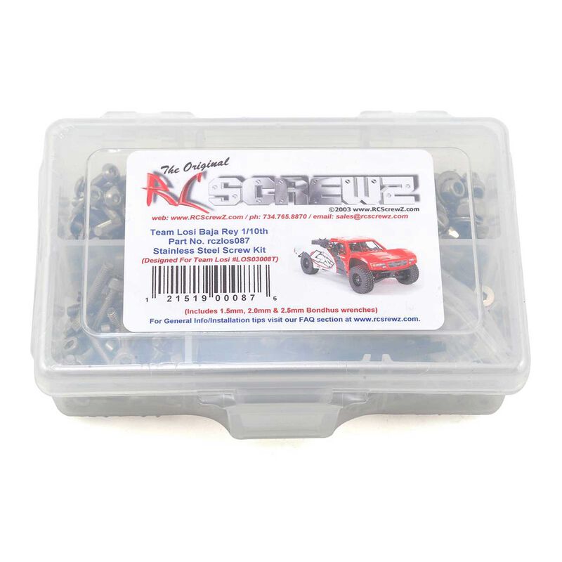 Stainless Steel Screw Set: Losi Baja Rey 1/10