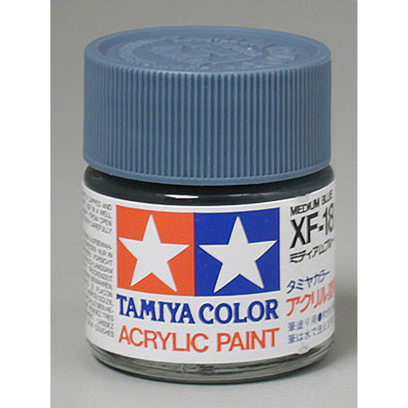 Acrylic XF18 Flat, Med Blue