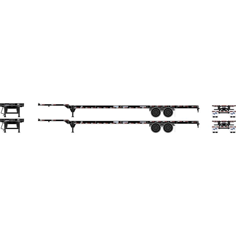 HO 53' Chassis, Seacastle TSXZ #181641 / 181652 (2)
