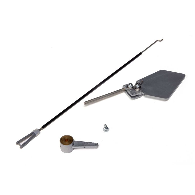 Water Rudder with Pushrod, Silver, 39.5" Floats