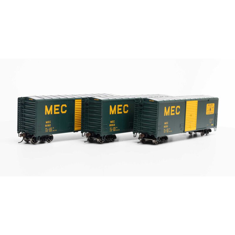 HO 40' Modern Box Car, MEC #8063 / #8192 / #8251 (3)