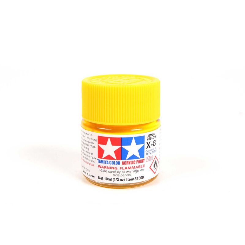 Acrylic Mini X8, Lemon Yellow