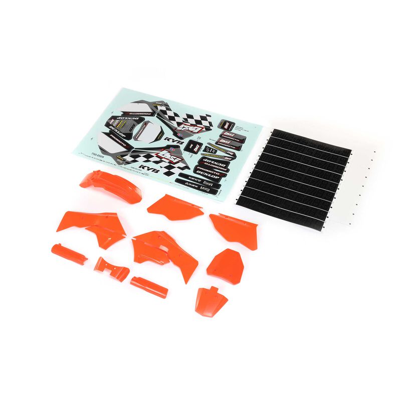 Orange Plastics with Wraps: PM-MX/SM
