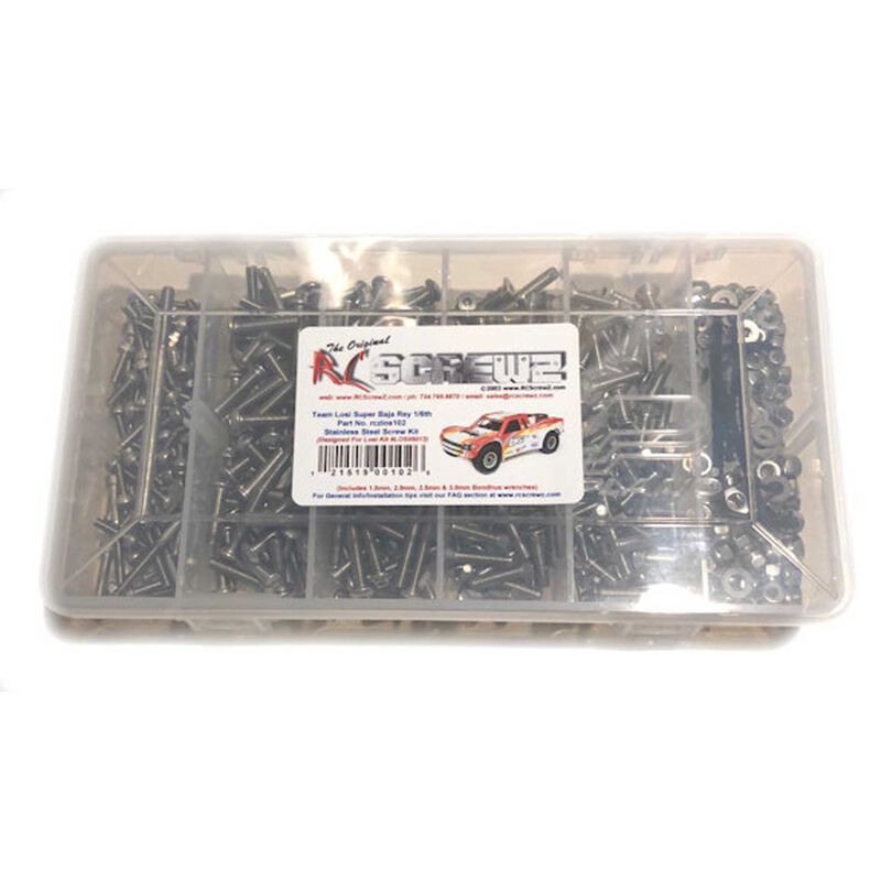 Stainless Steel Screw Set: Losi Baja Rey 1/6