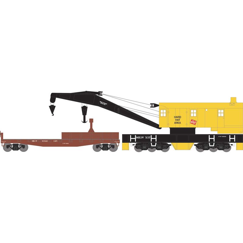 HO 200T Crane / Tender, MILW #X17 / 922145