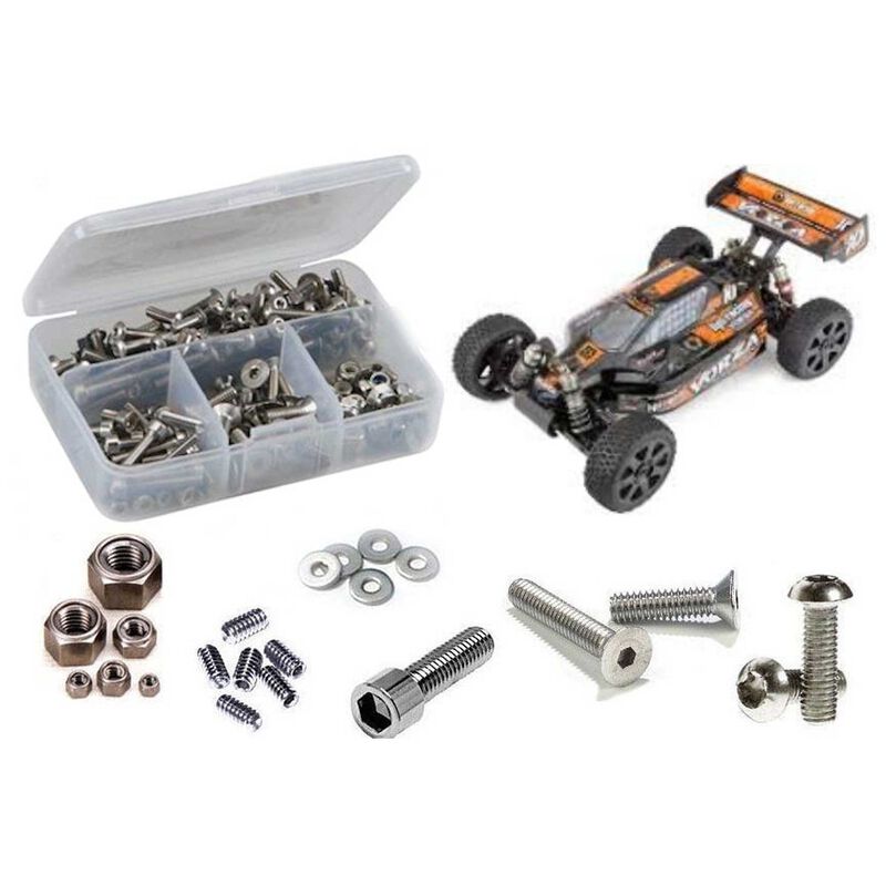 Stainless Steel Screw Kit, 1/8 HPI Vorza Flux