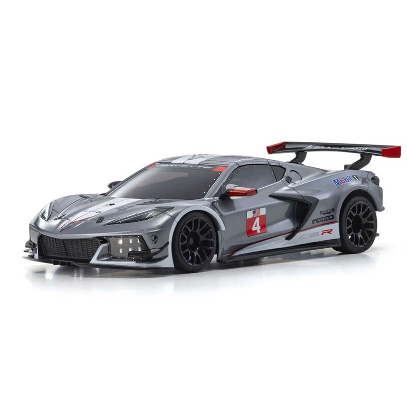 1/28 Chevrolet Corvette C8.R MR-04 MINI-Z RWD RTR, Guntmetal/ White