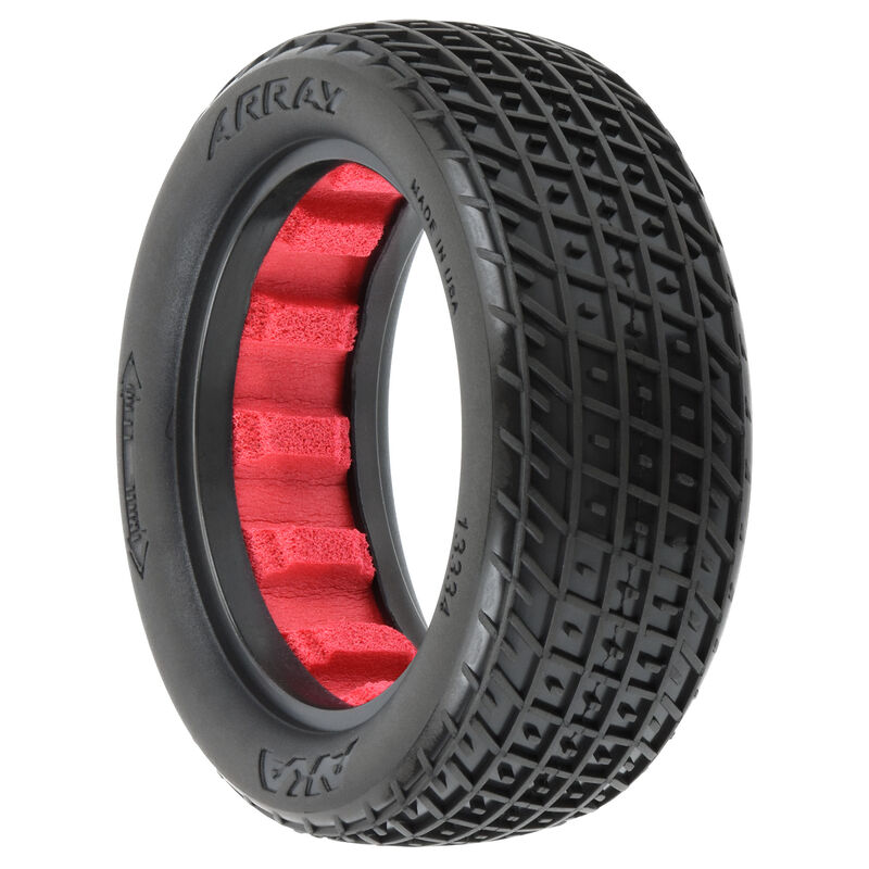 1/10 Array Medium Soft 2WD/4WD Front 2.2" Dirt Oval Tires (2)