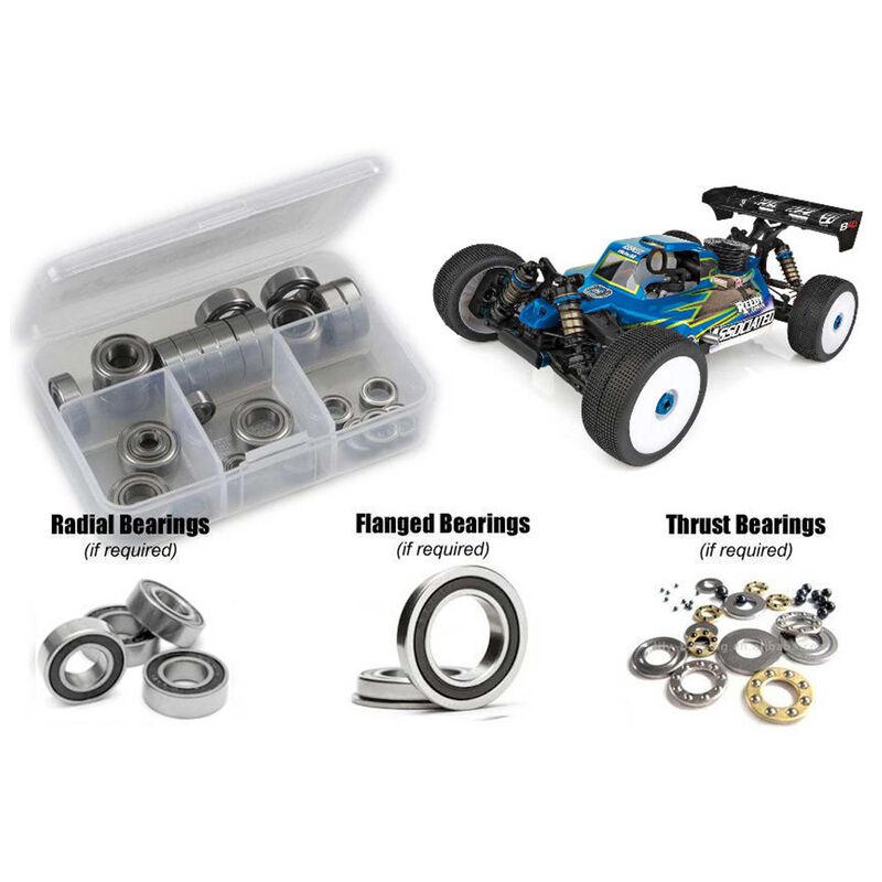 Associated RC8B4.1 Nitro 1/8th (#80949) Rubber Shielded Bearing Kit