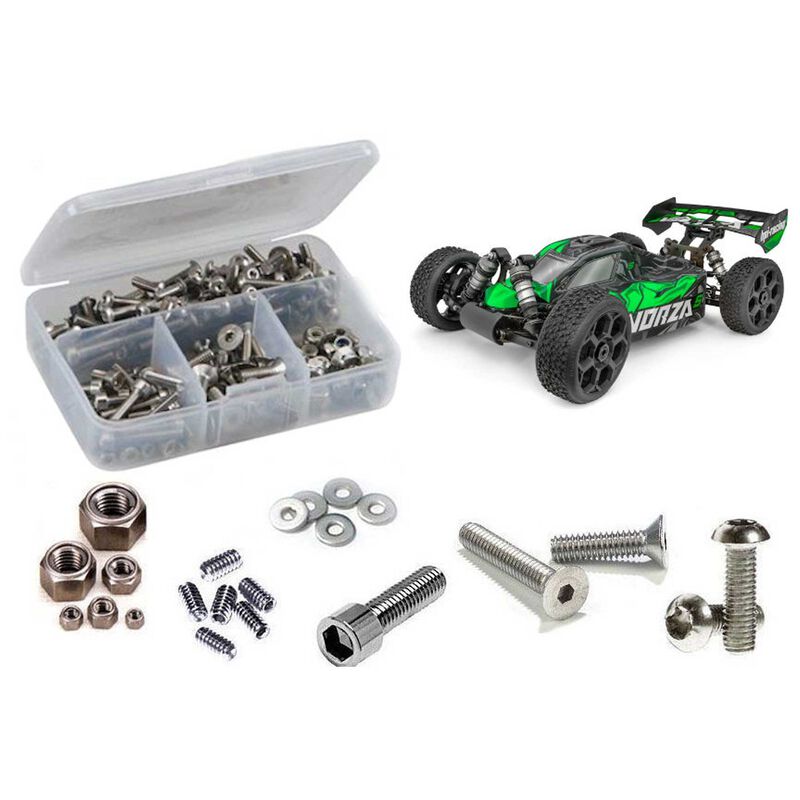 Stainless Steel Screw Kit, 1/8 HPI Vorza S Flux