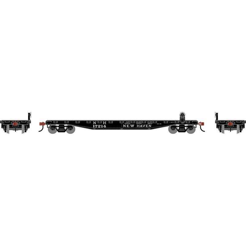 HO RND 50' Flat Car, NH #17214