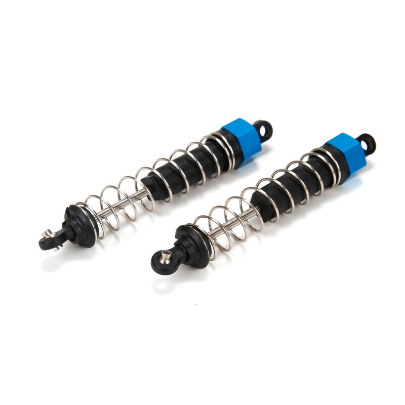 FR/R Shocks Assembled (2): 1/18 4WD Temper