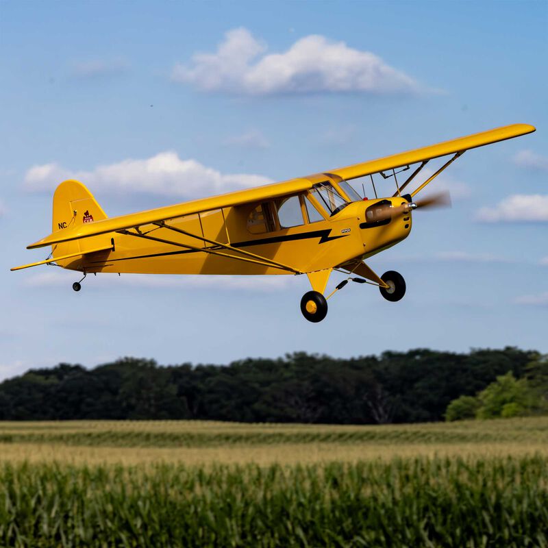 J-3 Cub 10cc EP PNP, 82.5" with Receiver and Battery Combo