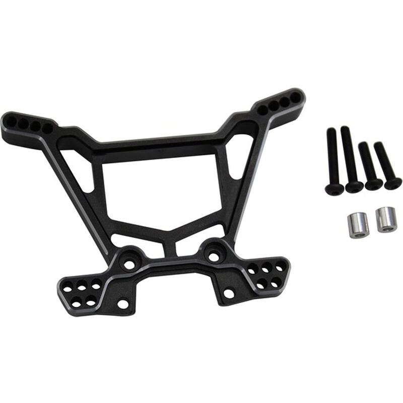Aluminum Rear Shock Tower: Rustler 4X4