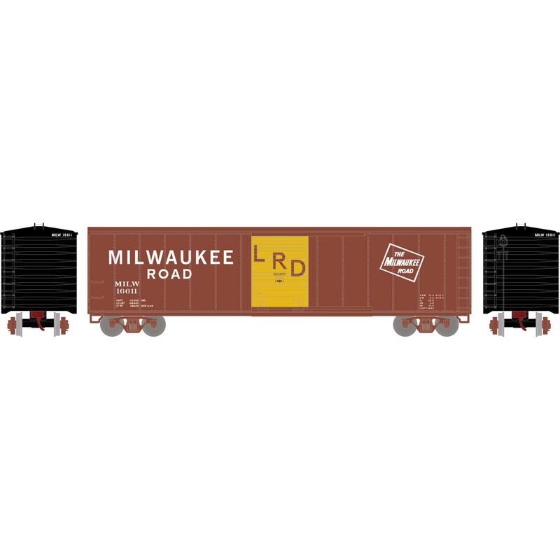 HO 50' PS-1 Single Sliding Door Box, MILW #16611