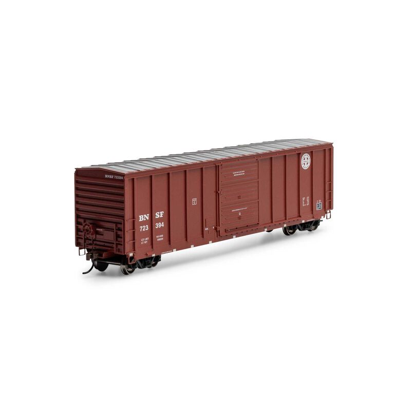 HO ATH 50' PS 5277 Box Car, BNSF 'Brown Small Cross' #723394