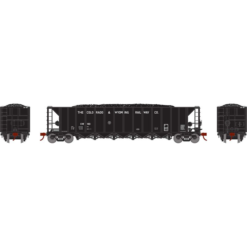 HO Ortner 5-Bay Rapid Discharge Hopper, CW #107 / 112 / 118 / 123 / 139 (5)