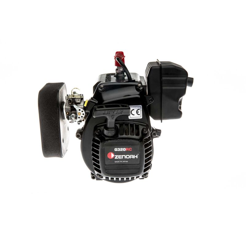 Zenoah G320 32CC Gas Engine with Air Filter, Clutch, & Muffler