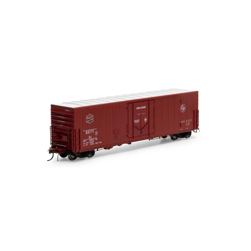 HO 50' PC&F Smooth Side Box with 10'6" Door, BKTY #91