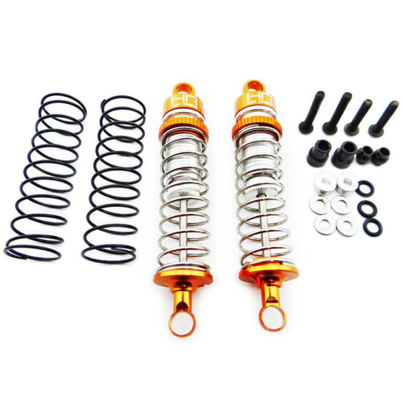 Aluminum 62mm Threaded Shocks (2): Dromida 1/18