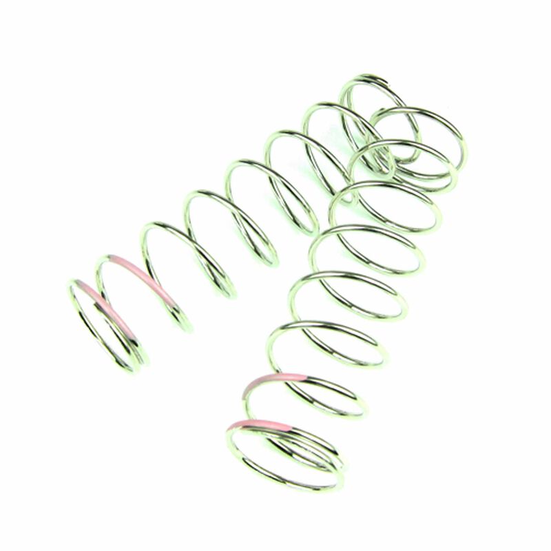 Shock Spring Set 1.6x9.0T 80mm Pink 4.80lb/in