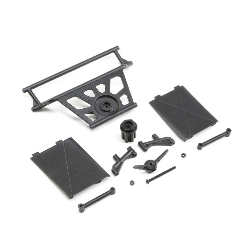 Cage Rear/Tower Supports/Mud Guards: Super Rock Rey