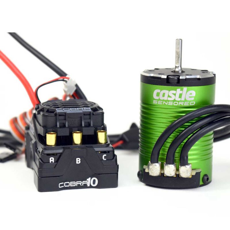 Cobra 10 Electronic Speed Control & 1406-4600KV Sensored Motor Combo