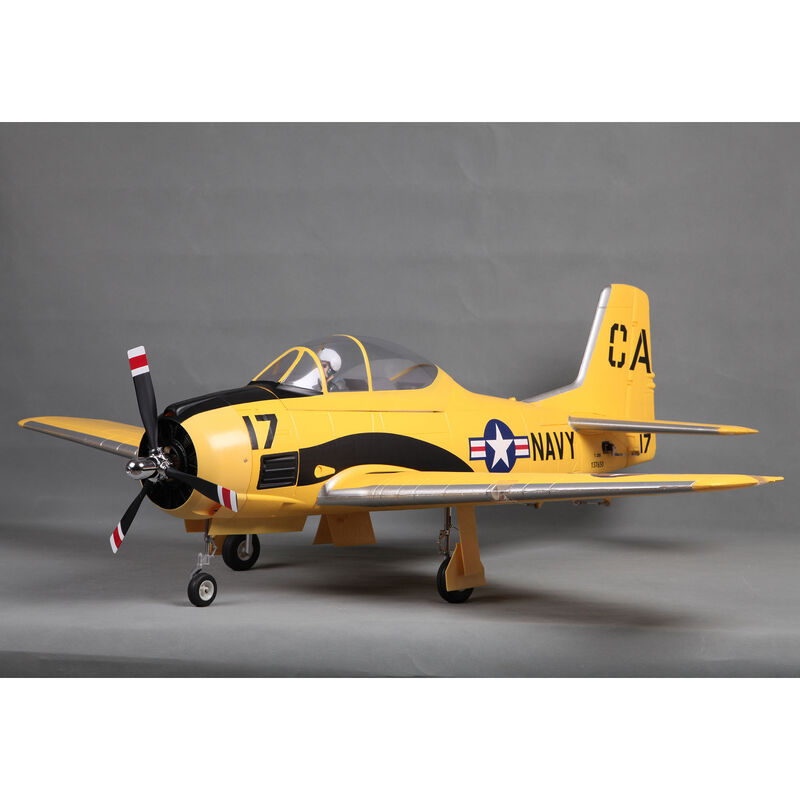 T-28D Trojan V4 Yellow PNP, 1400mm