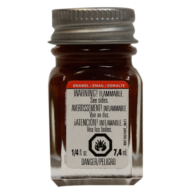 Enamel 1/4 oz Brown